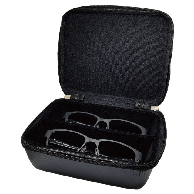 めがねの整理やコレクションボックスとして利用できるおしゃれなメガネケース（眼鏡ケース）T-2 EVA OPT-BOX-2 L メガネケース専門店  メガネケース・ドットコム